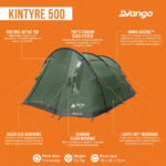 Vango Kintyre 500 Tunnel Tent, 5 Person - Image 3