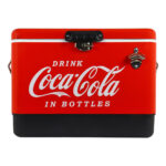 Coca-Cola 51L Stainless Steel Ice Chest with Bottle Opener 85 Can - Image 2