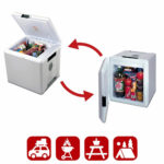 Koolatron 12V Electric Cooler 27L, Cool/Warm Box with Adjustable Strap in Grey - Image 3