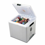 Koolatron 12V Electric Cooler 27L, Cool/Warm Box with Adjustable Strap in Grey - Image 4