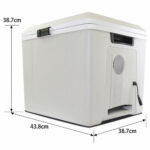 Koolatron 12V Electric Cooler 27L, Cool/Warm Box with Adjustable Strap in Grey - Image 5