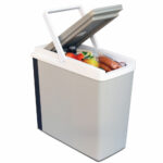 Koolatron 12V Electric Cooler 17L, Cool/Warm Box with Adjustable Strap in Grey - Image 2