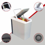 Koolatron 12V Electric Cooler 17L, Cool/Warm Box with Adjustable Strap in Grey - Image 5