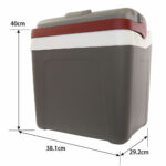 Koolatron 12V Electric Cooler 24L, Cool/Warm Box with Adjustable Strap in Grey - Image 3