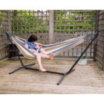 Vivere Cotton Hammock with Steel Frame and Premium Carry Bag (9 ft) - Image 3