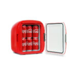 Coca-Cola Heritage 7.9L Mini Fridge 12 Can Portable Cooler In Red - Image 4