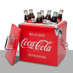 Coca-Cola 13L Stainless Steel Ice Chest with Bottle Opener 18 Can - Image 2