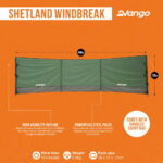 Vango Shetland 3 Panel Windbreak - Image 3
