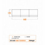 Vango Shetland 3 Panel Windbreak - Image 4
