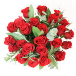 24 Stem Freedom Red Roses Flower Bouquet with Greetings Card - Image 6