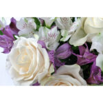 34 Stem Colombian Rose & Alstroemeria Flower Bouquet with Greetings Card - Image 8