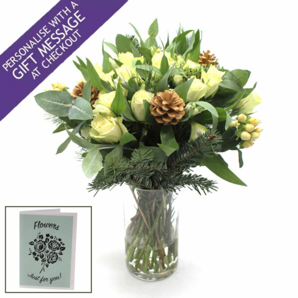 38 Stem Majestic White Christmas Bouquet