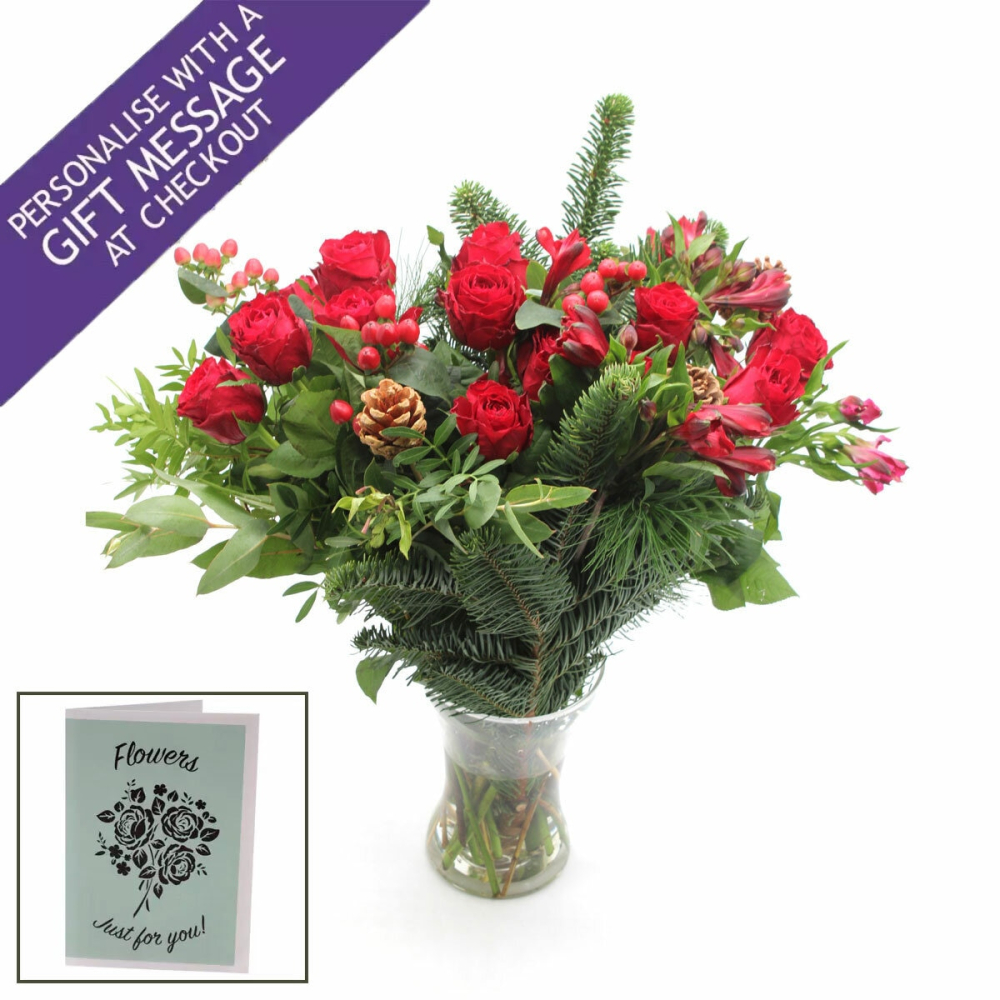 38 Stem Majestic Christmas Flower Bouquet