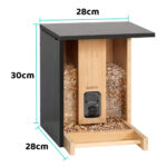 Birdfy Bamboo Bird Feeder with Camera & Solar Panel - Image 3
