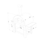 Alpha Pro Grande Wood-Fired Pizza Oven Bundle in Stainless Steel + Cover - Image 12