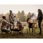 Grill Guru 18" (46cm) Ceramic Kamado Charcoal Barbecue in Black + Cover - Image 5