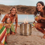 HerQs Blaze 50cm Wood Burning Stainless Steel Fire Pit Bundle - Image 8