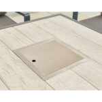 Stone Garden 5 Piece Deep Seating Fire Patio Set in White - Image 6