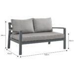 Stone Garden 5 Piece Deep Seating Fire Patio Set in Grey - Image 5
