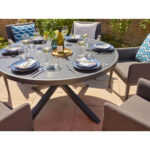 Bramblecrest St Lucia 7 Piece Upholstered Dining Set - Image 3