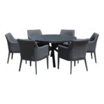Bramblecrest St Lucia 7 Piece Upholstered Dining Set - Image 5