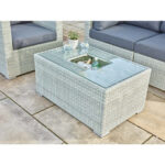 Bramblecrest Kingscote Cloud Rattan 4 Piece Deep Seating Set with Ice Bucket Coffee Table - Image 3