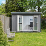 Installed Green Retreats Basebox Garden Room, External Footprint 4900mm (w) x 3830mm (d)