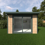 Installed Green Retreats Basebox Garden Room, External Footprint 3680mm (w) x 3830mm (d) - Image 5