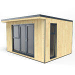 Installed Forest Garden Xtend Insulated Garden Room 13ft 3" x 10ft (4 x 3m) - Image 3