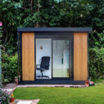 Installed Green Retreats Basebox Plus Garden Room, External Footprint 3090mm (w) x 2640mm (d)