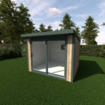 Installed Green Retreats Basebox Garden Room, External Footprint 3070mm (w) x 3230mm (d) - Image 3