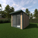 Installed Green Retreats Basebox Garden Room, External Footprint 246cm (W) x 383cm (D) - Image 2