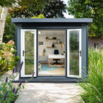 Installed Green Retreats Basebox Garden Room, External Footprint 3070mm (w) x 2620mm (d)