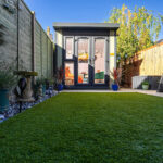 Installed Green Retreats Basebox Garden Room, External Footprint 2460mm (w) x 2620mm (d) - Image 3