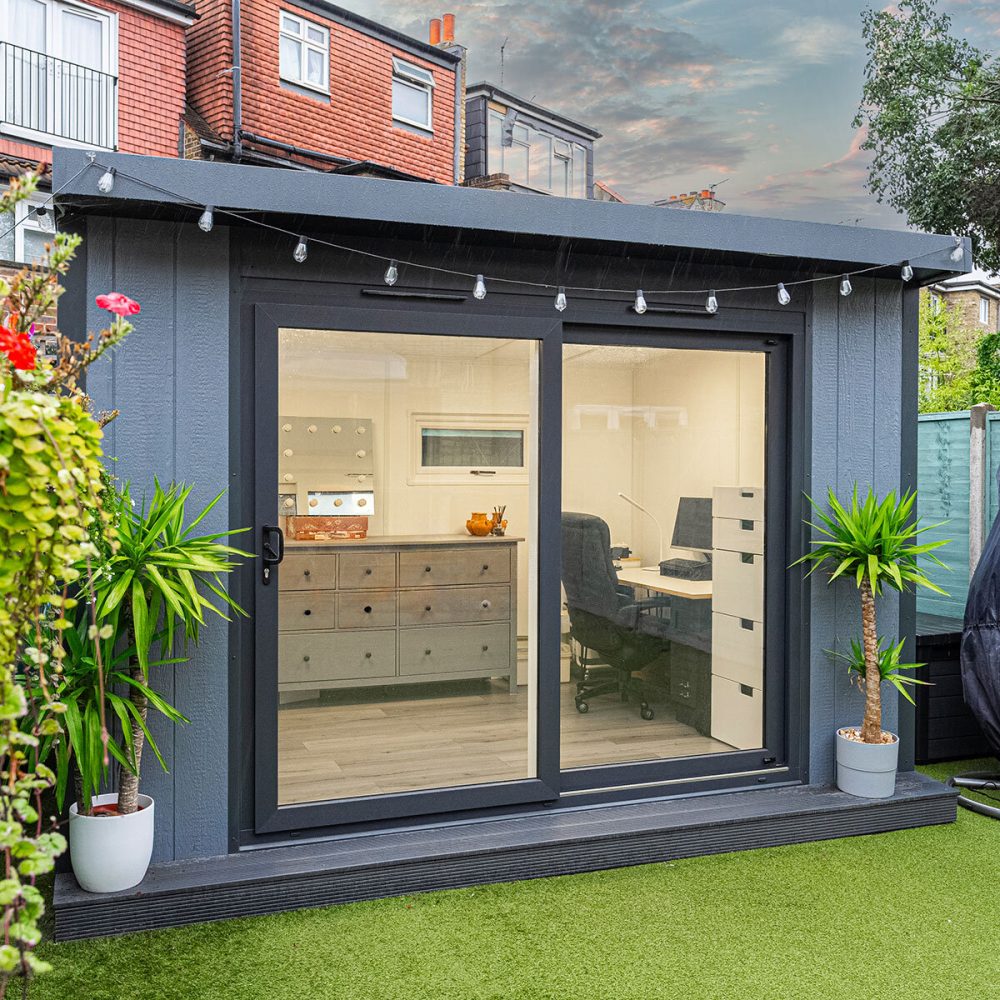 Green Retreats Self Build Garden Room, External Footprint 3680mm (w) x 2620mm (d)