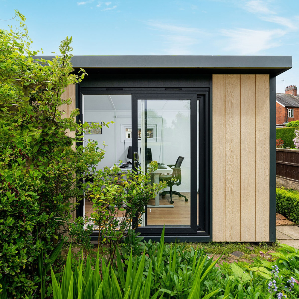 Green Retreats Self Build Garden Room, External Footprint 2460mm (w) x 2620mm (d)