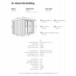 Green Retreats Self Build Garden Room, External Footprint 2460mm (w) x 2620mm (d) - Image 5