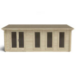 Forest Garden Haresfield 58mm Log Cabin 19ft 8" x 13ft 1" (6 x 4m) - Image 5