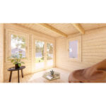 Shire Rydal 44mm Log Cabin 14 x 10ft (4.2 x 3m) - Image 6