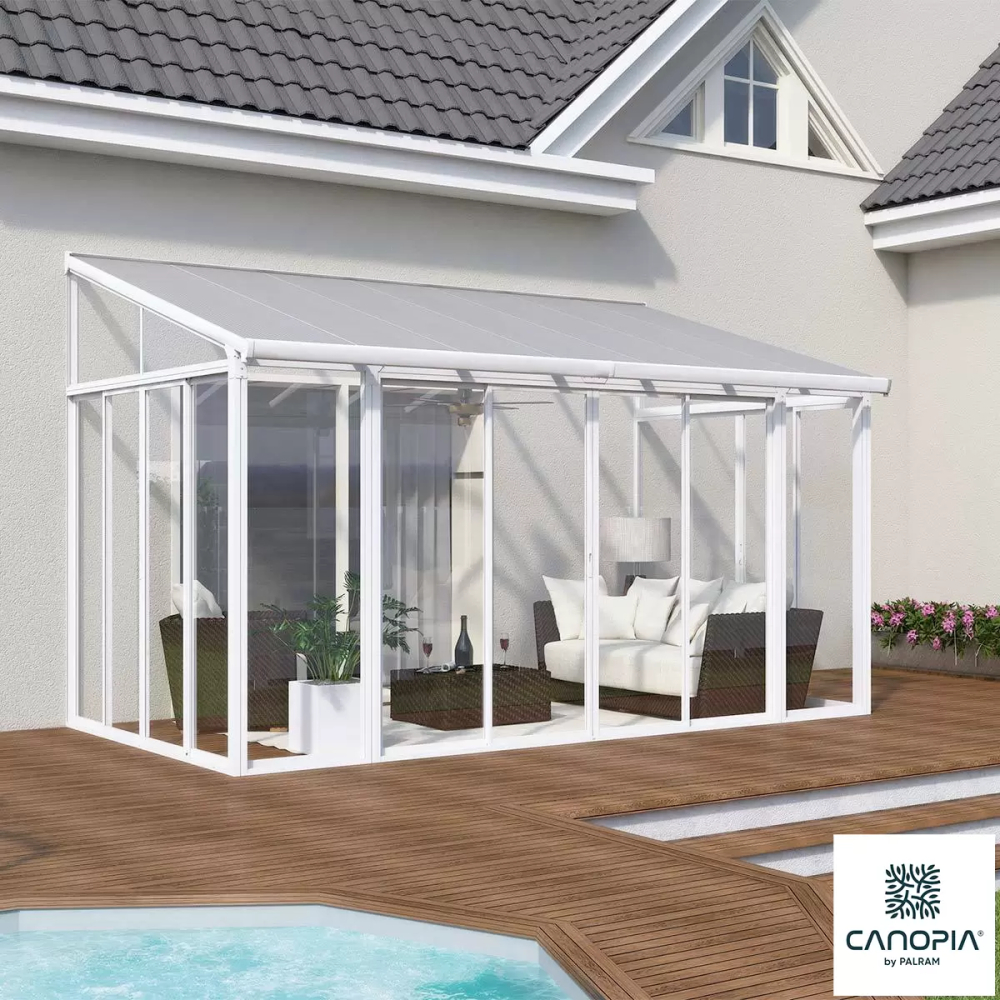 Palram Canopia Sanremo Lean To Conservatory