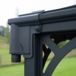 Palram Canopia Palermo 11ft 9" x 11ft 9" (3.6 x 3.6m) Aluminium and Polycarbonate Gazebo - Image 5