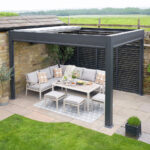 Sunvilla 7ft 6" x 12ft 2" (2.3 x 3.7m) Fixed Louvered Wall Panel - Image 4