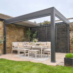 Sunvilla 9ft 10" x 13ft 2" (3 x 4m) Full Electric Louvered Pergola with LEDs