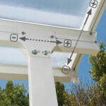 Palram Canopia Feria 3 Veranda Patio Cover, White in 4 Sizes - Image 5