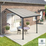 Palram Canopia Feria 3 Veranda Patio Cover, Grey in 4 Sizes - Image 2
