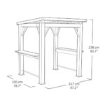 Keter Grill Gazebo 8ft 1" x 6ft 7" (2.47 x 2m) - Image 2
