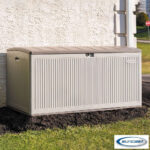 Suncast 4ft 7" x 2ft 5" (1.4 x 0.7m) Horizontal 605 Litre Extra Large Outdoor Storage Deck Box