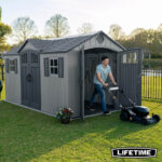 Lifetime 15ft x 8ft (4.6 x 2.4m) Dual Entry Storage Shed - Model 60455 - Image 3