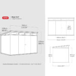 Keter Storm Grey Signature 11ft 2" x 7ft 2" (3.4 x 2.2m) Storage Shed - Image 2