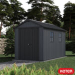 Keter Newton Plus 11ft 5" x 7ft 6" (3.5 x 2.3m) Storage Shed in 2 Configurations - Image 2